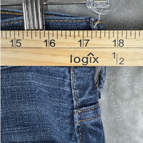 Levi Strauss 569 Loose Straight Jeans Blue Wash Mens Size 33x34 - Picture 3 of 7